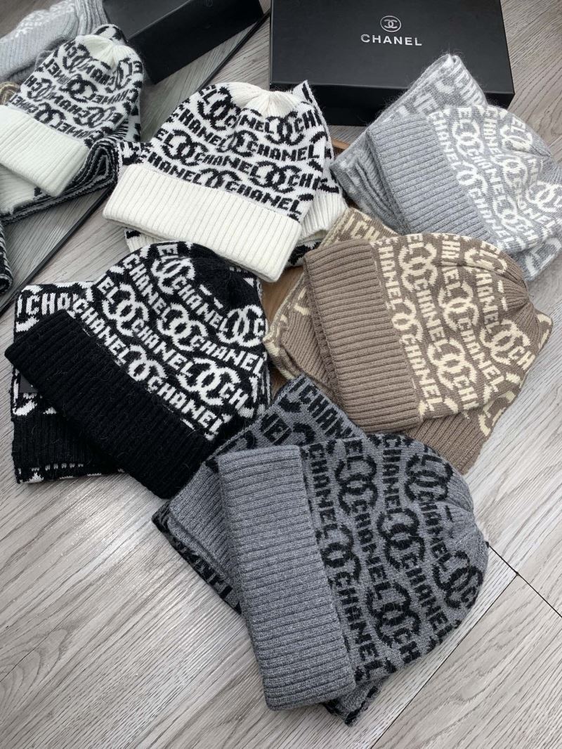 Chanel Caps Scarfs